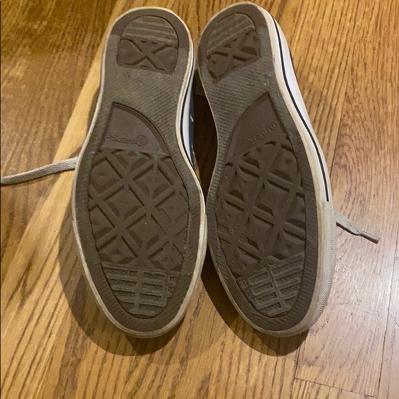 converse navy sneakers size 8 - Picture 2 of 6